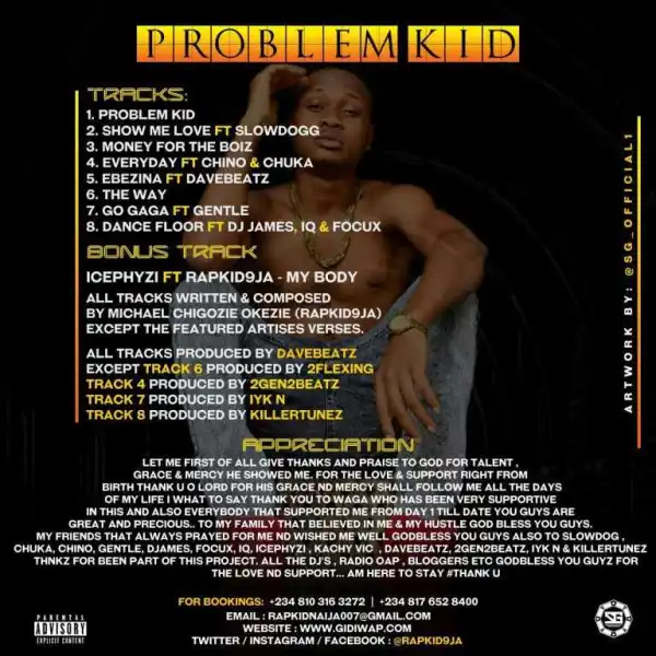 Rapkid9ja - Everyday (ft. Chino & Chuka)